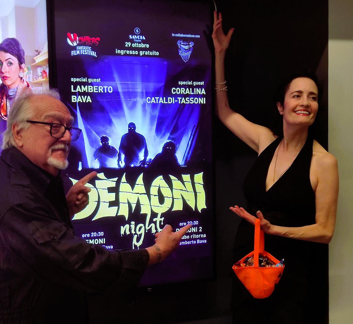 Lamberto Bava con Coralina Cataldi-Tassoni Bava con Coralina Cataldi-Tassoni