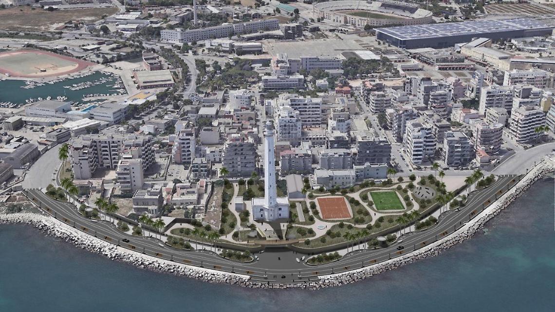 Il waterfront di San Cataldo a Bari