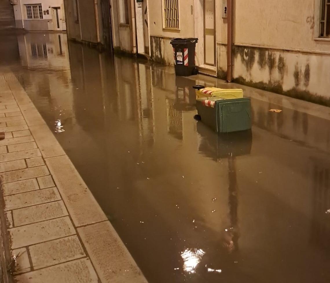 La pioggia a Talsano