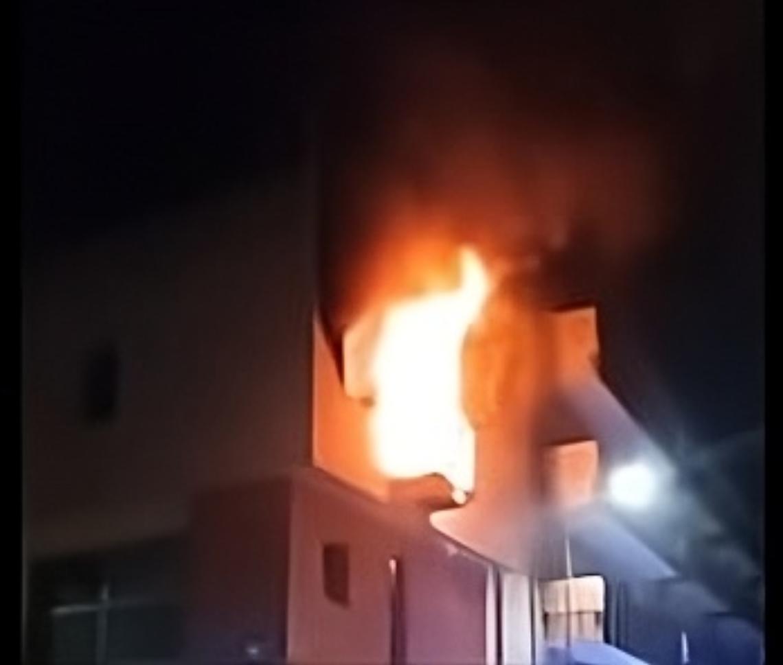 Incendio nella notte a Bitonto