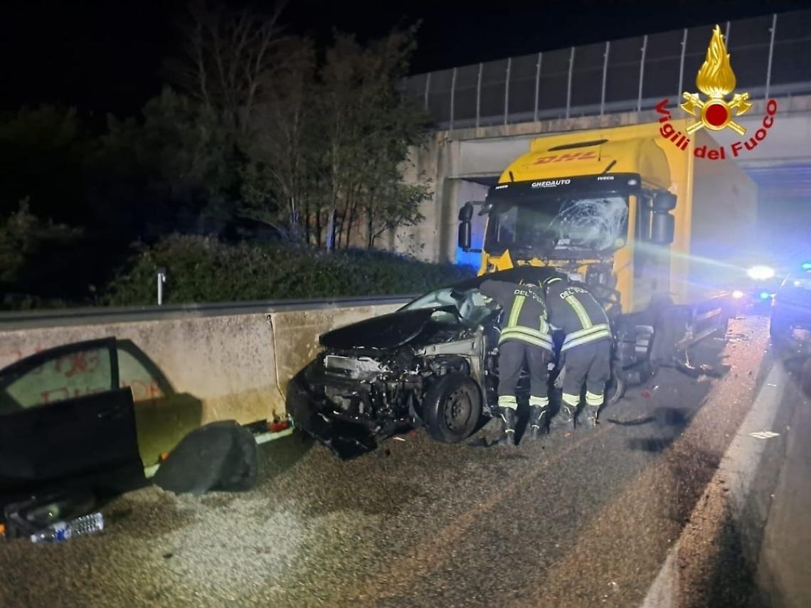 Incidente sulla Brindisi-Lecce - foto dei Vigili del Fuoco
