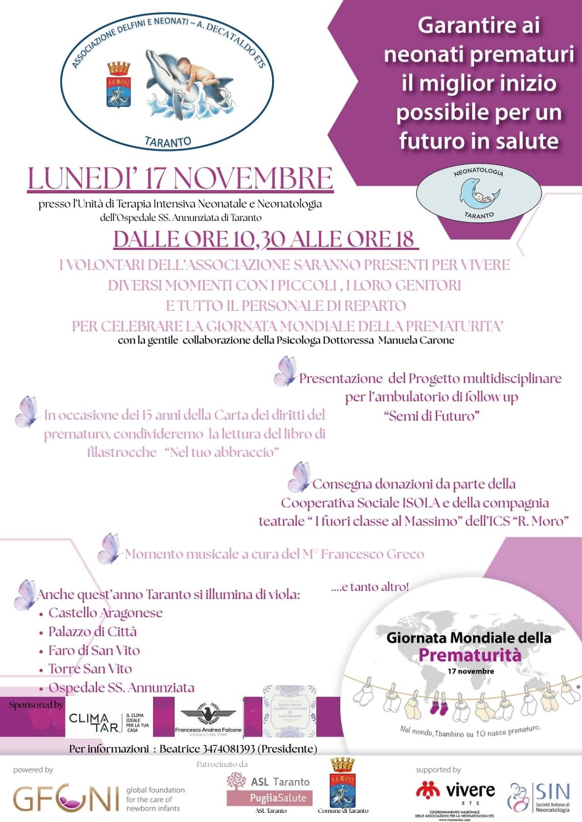 La locandina dell'iniziativa