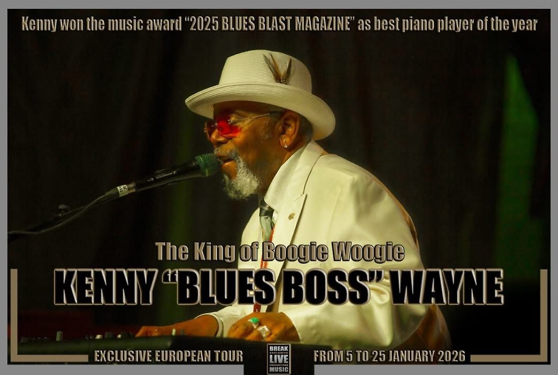 Allo Spazioporto di Taranto il concerto del pianista Kenny “Blues Boss” Wayne 