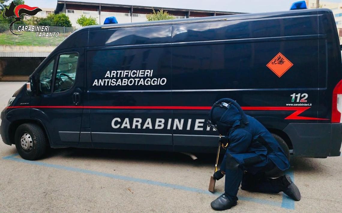 Gli artificieri dei Carabinieri