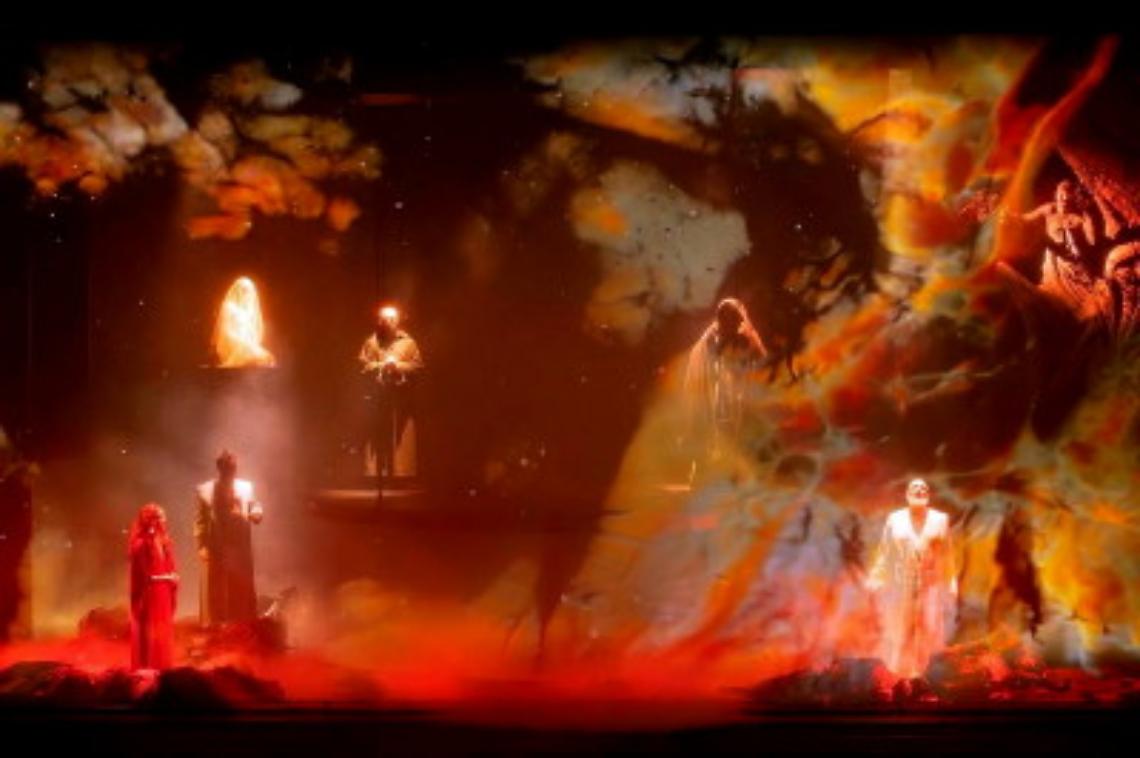 La "Divina Commedia opera musical": foto di scena