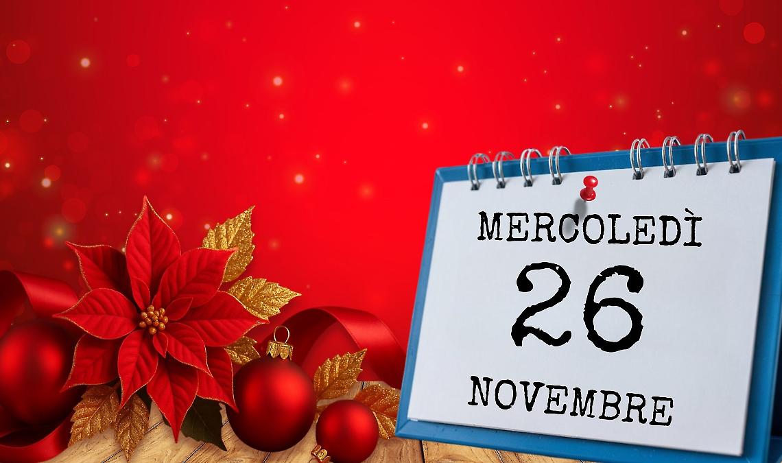 Mercoledì 26 novembre: gli eventi in Puglia