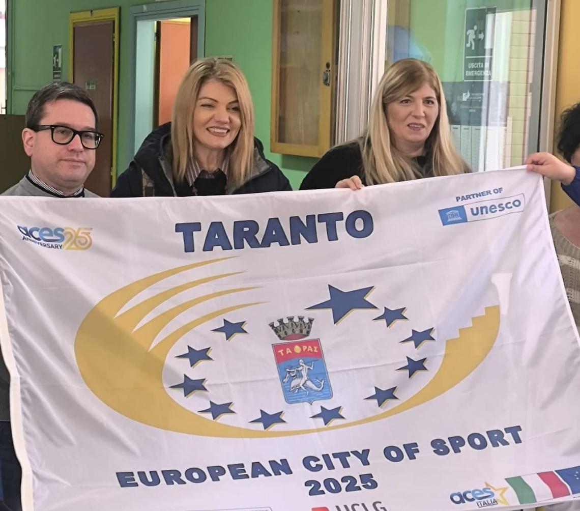 La bandiera dello sport entra nelle scuole di Taranto