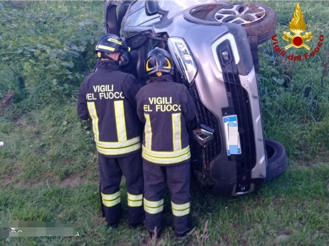 L'intervento dei Vigili del Fuoco