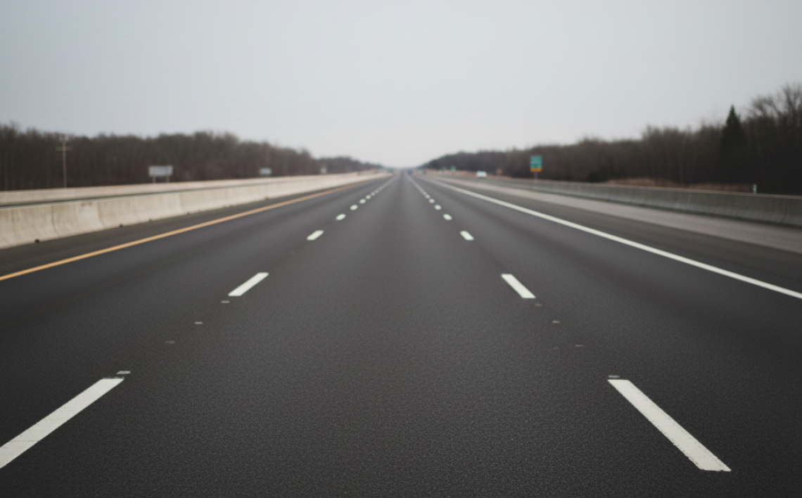 Un tratto della Provinciale 231 - archivio