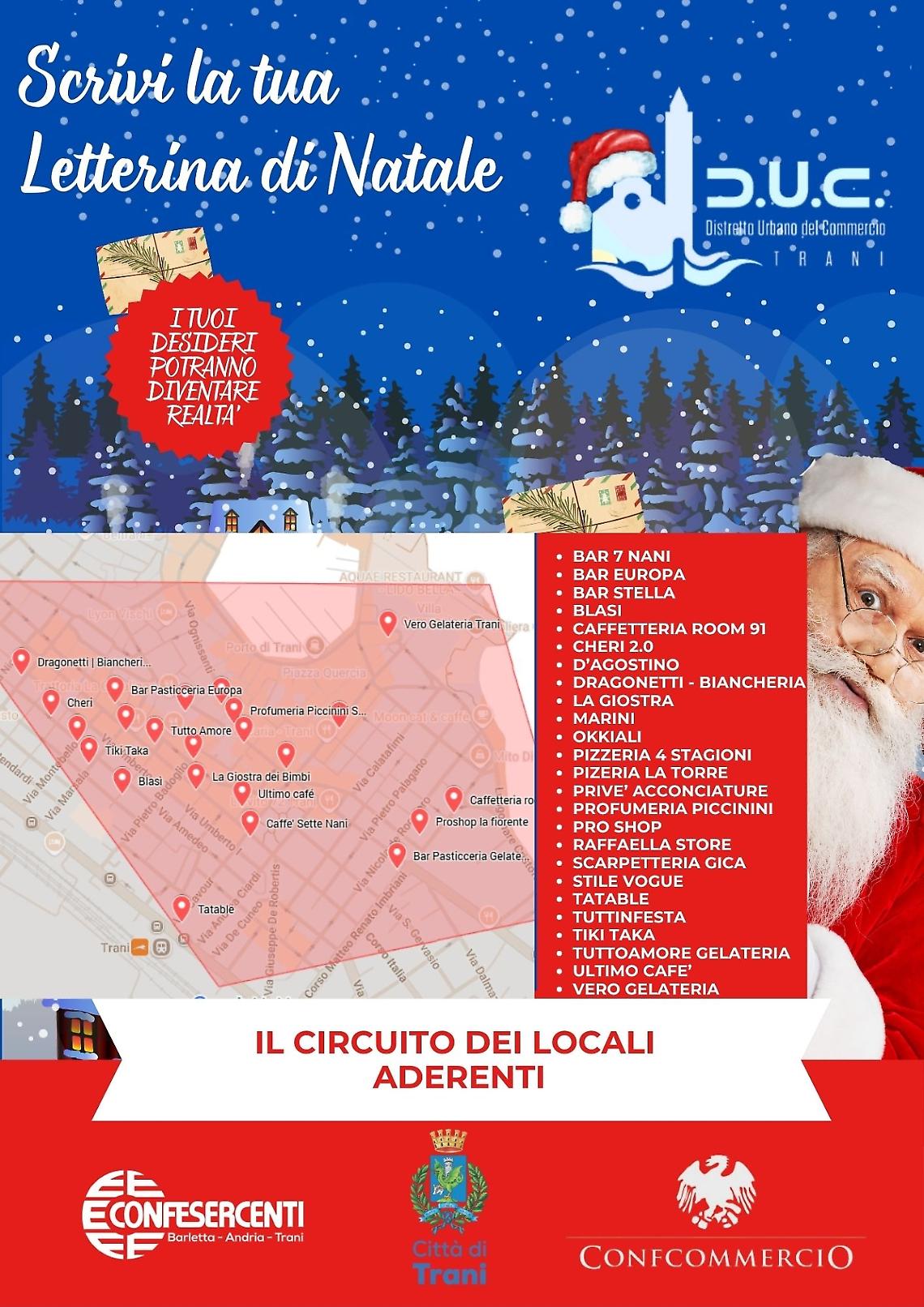 Le letterine di Natale 2025 Trani