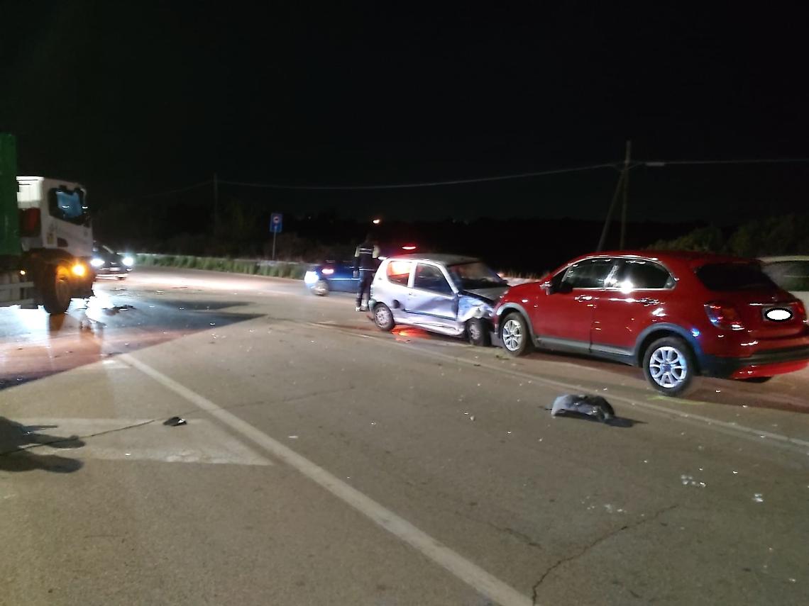 Incidente sulla Provinciale 48 - foto di Francesco Manfuso