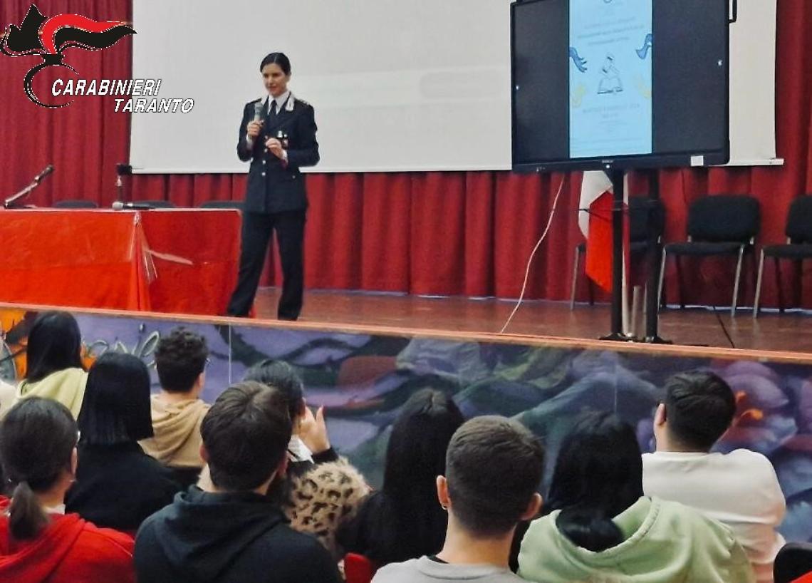 L'incontro al Liceo Scientifico “G. Battaglini” a Taranto