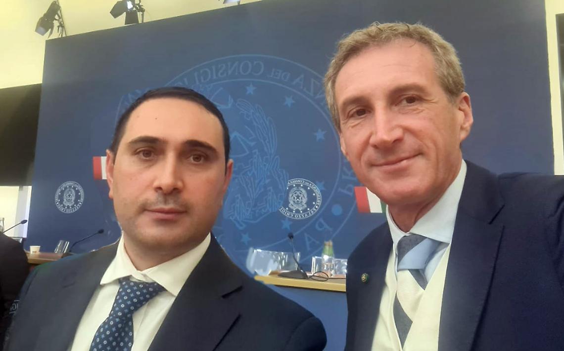 Antonio Malcangio e Antonello Ciavarelli