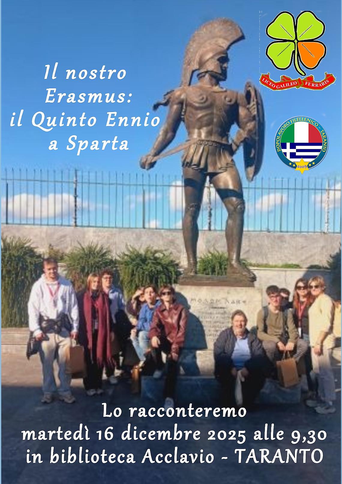 Il Liceo Quinto Ennio Ferraris e quel ponte con Sparta