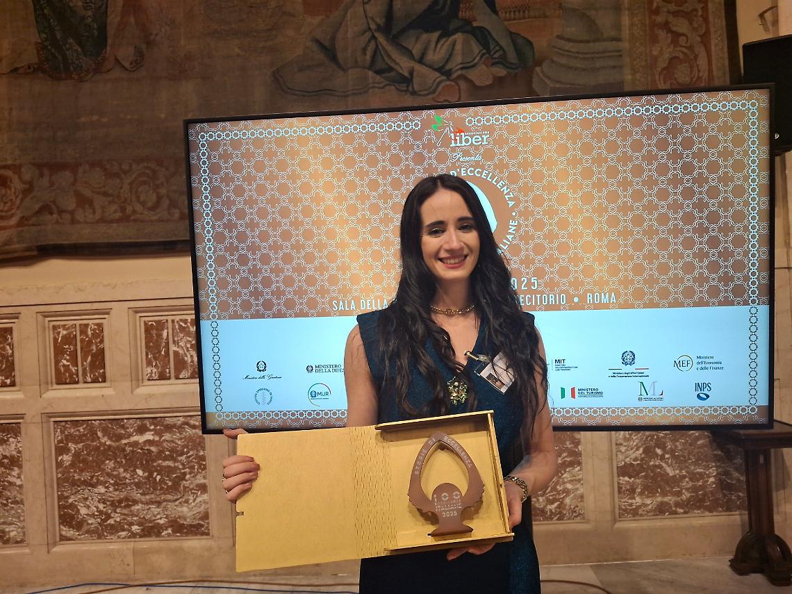 Roberta Di Laura tra le 100 eccellenze italiane premiate a Montecitorio