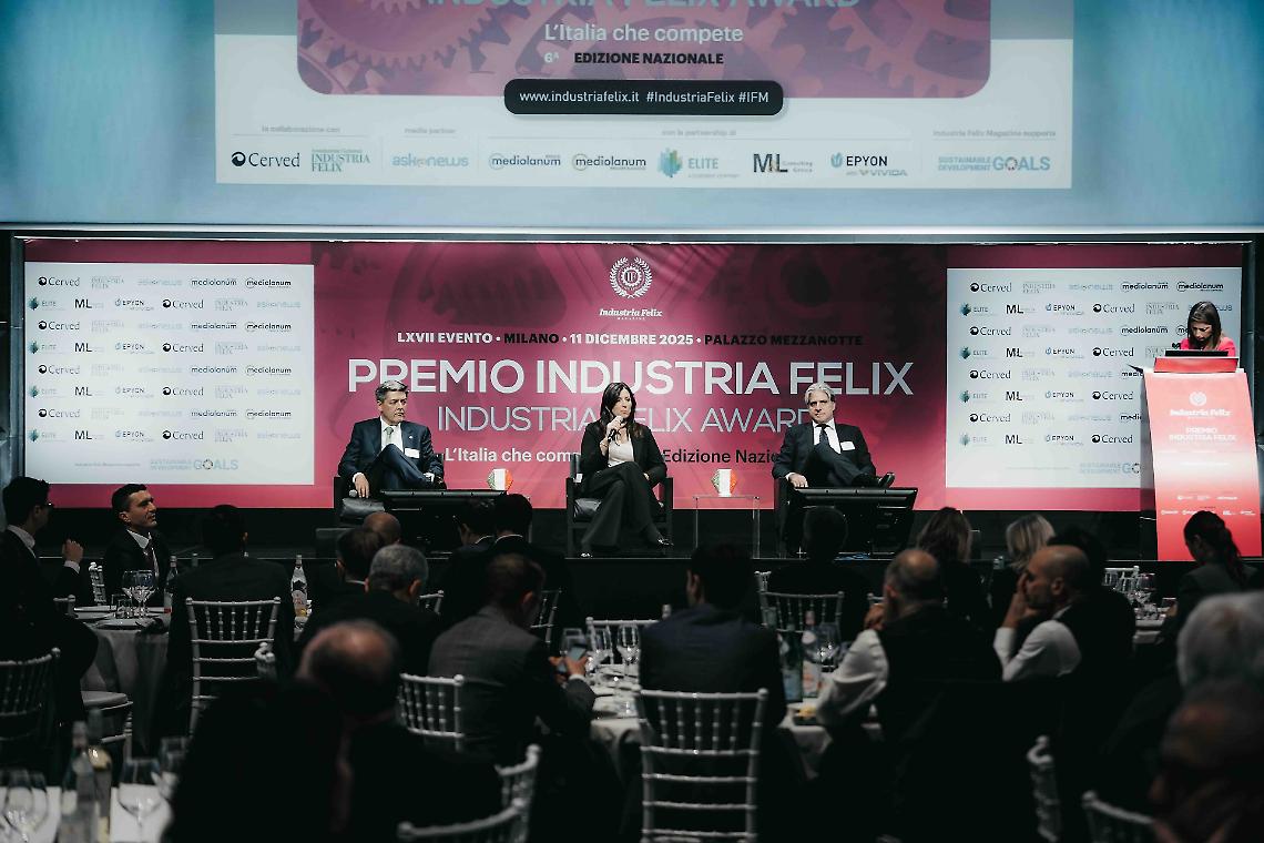 La cerimonia Industria Felix a Milano