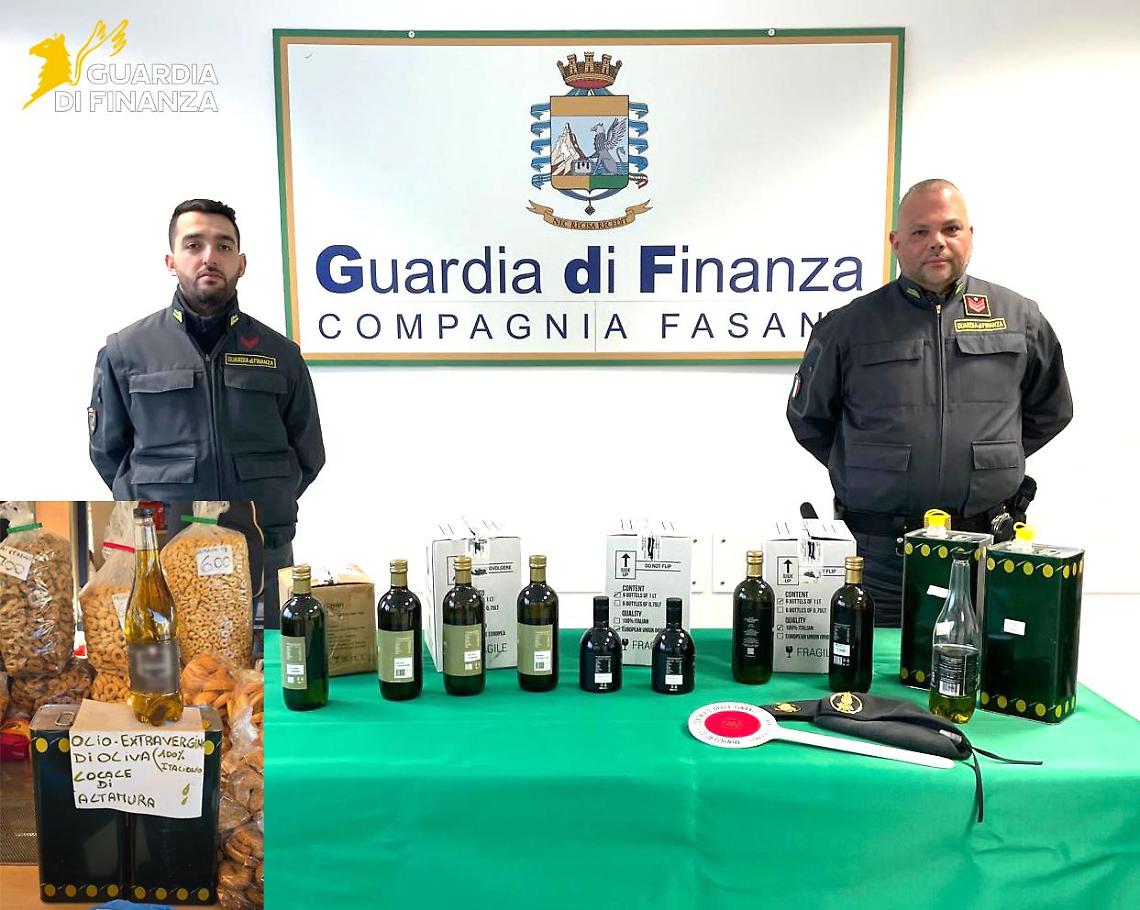 La Guardia di Finanza di Fasano