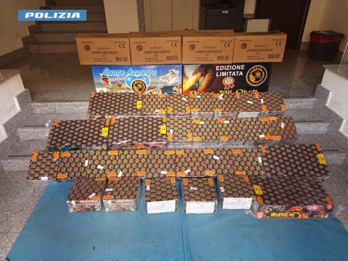 Botti di Natale sequestrati a Gallipoli