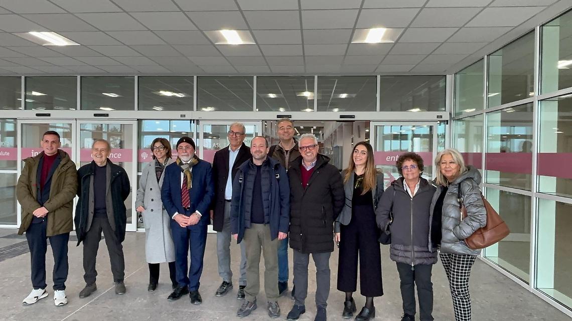 Nuovo ospedale San Cataldo, sopralluogo degli Ordini sanitari sugli allestimenti