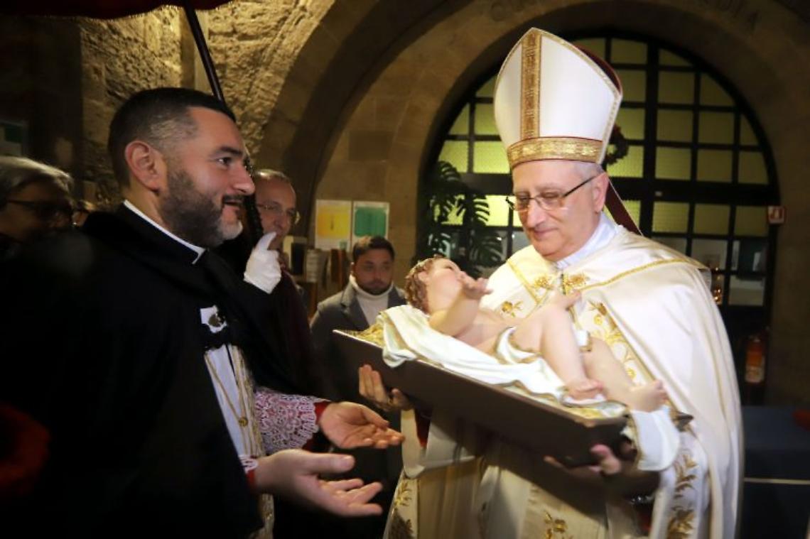 Mons. Emanuele Ferro e mons. Ciro Miniero - foto "Nuovo Dialogo"