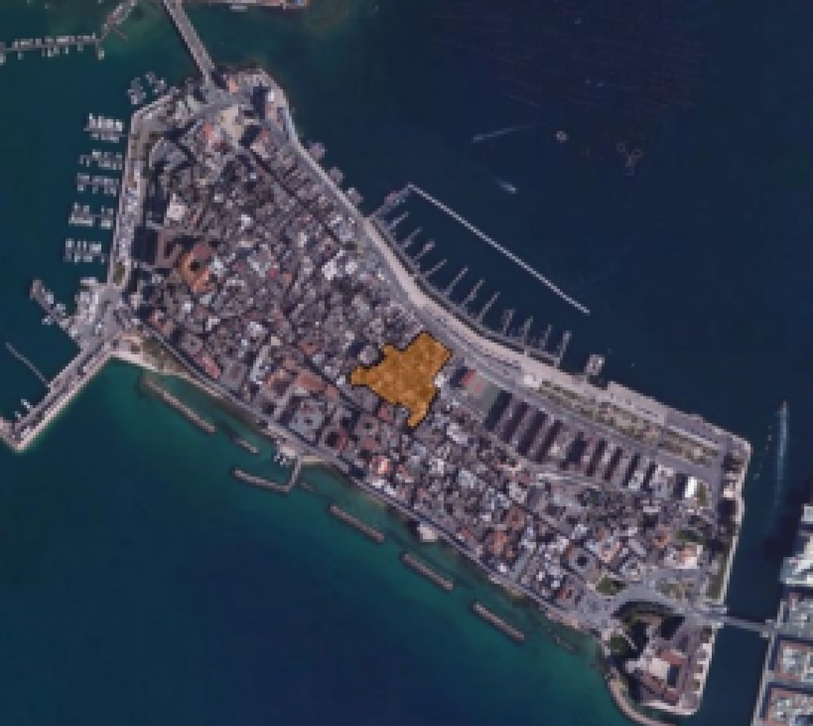 La Citt&agrave; Vecchia di Taranto vista dall'alto