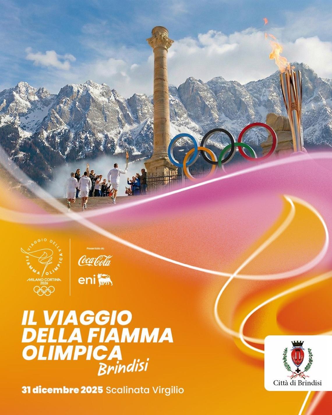 La Fiamma Olimpica accende Brindisi