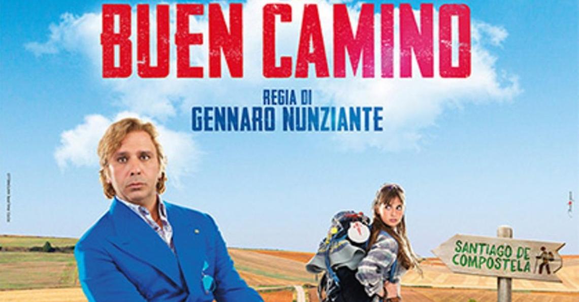 La locandina di Buen Camino, il nuovo film di Checco Zalone