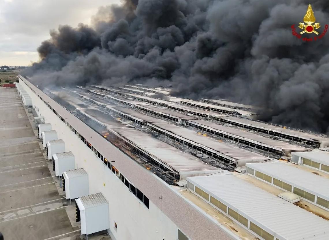 Incendio al Terminal Puglia a Rutigliano