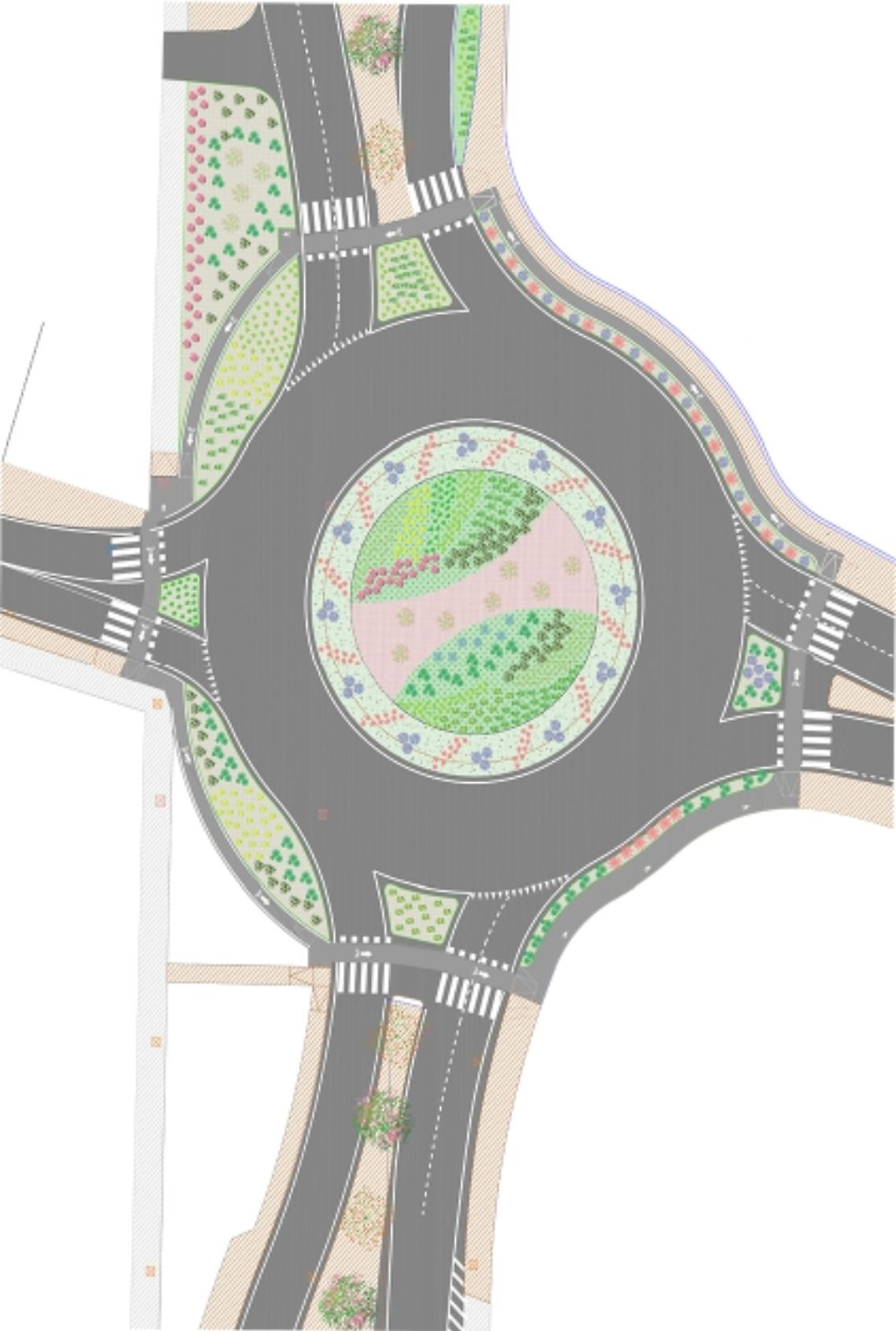 Il progetto definitivo esecutivo della rotatoria di via di Maratona a Bari