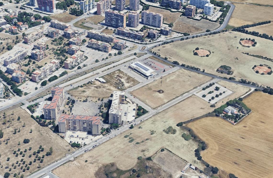 Una veduta aerea di Taranto