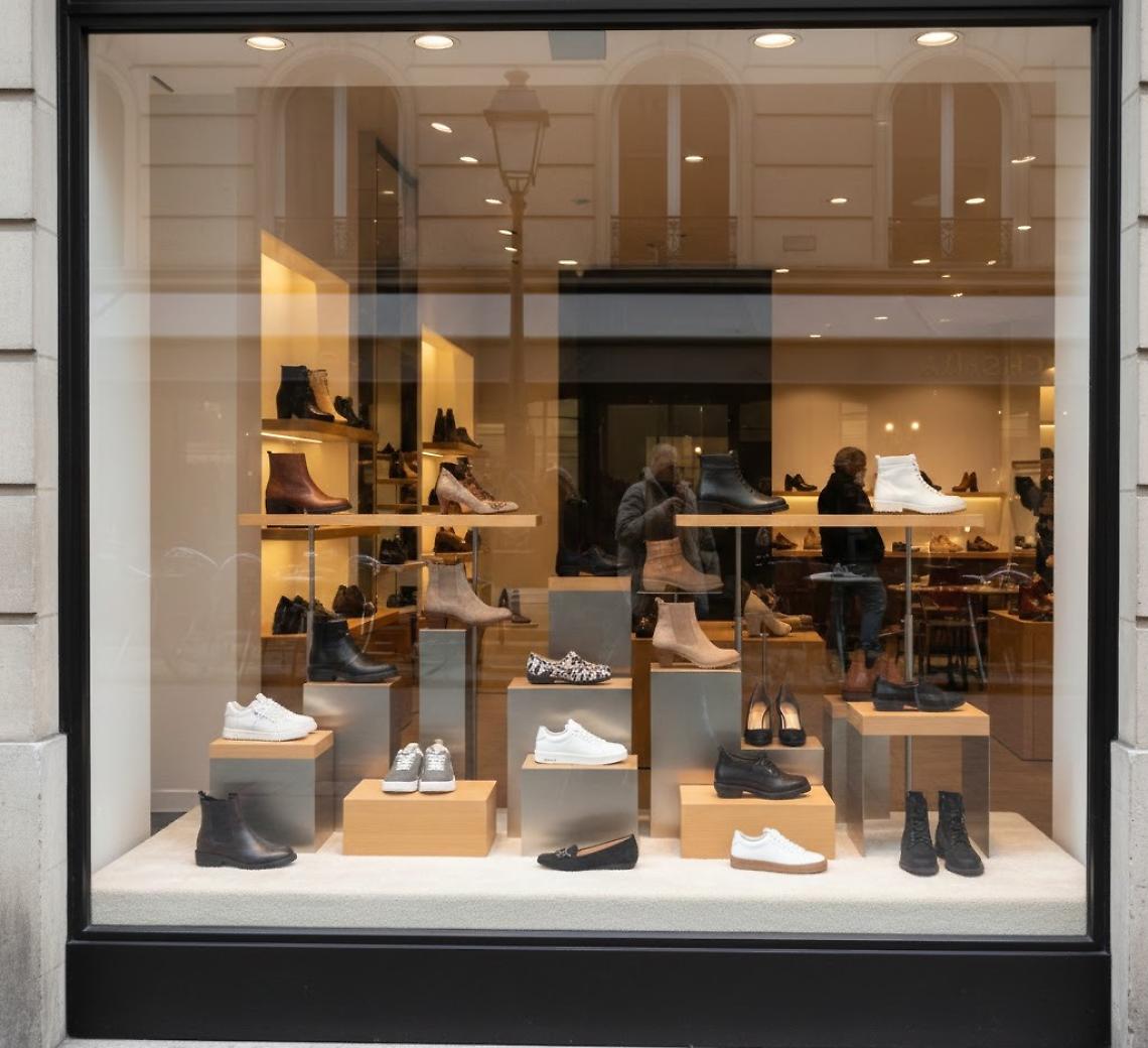 Un negozio di calzature