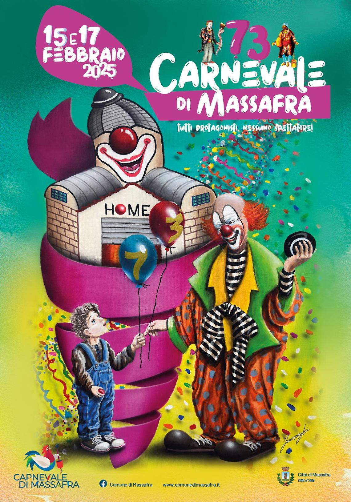 La 73&ordf; edizione del Carnevale di Massafra