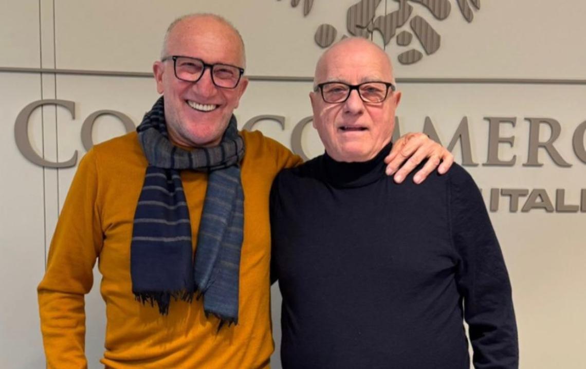 Andrea Nazzarini e il presidente nazionale di Fiva Confcommercio, Giacomo Errico