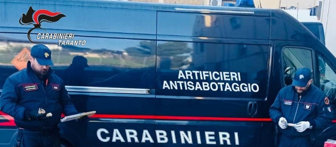 Gli artificieri dei Carabinieri
