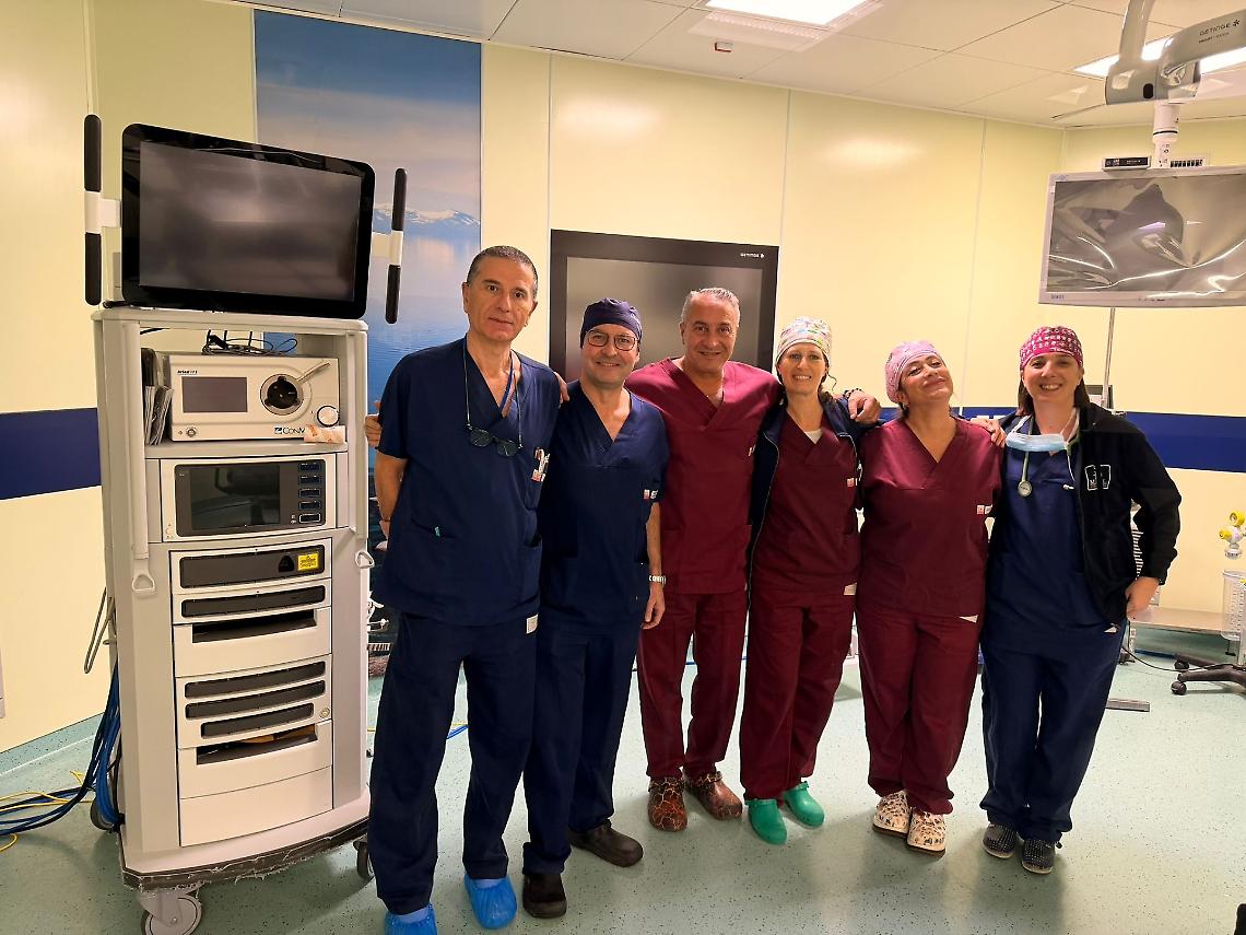 L'equipe di Ginecologia del Bonomo di Andria