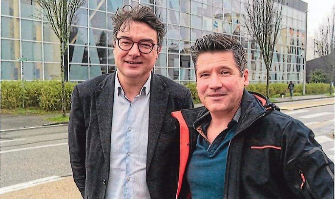 A destra Eric Giovanni Eccelso - foto di Le T&eacute;l&eacute;gramme/David Cormier