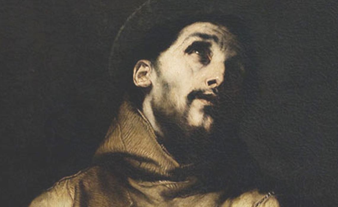 Un dipinto su San Francesco d'Assisi