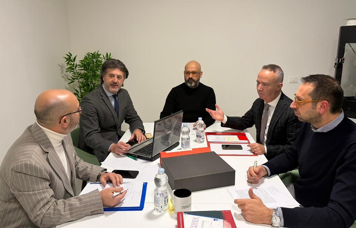 Da sin.: Antonio Nespoli, Michele Di Lorenzo, Vincenzo Coratella, Michele Coratella e Gianluca Grumo