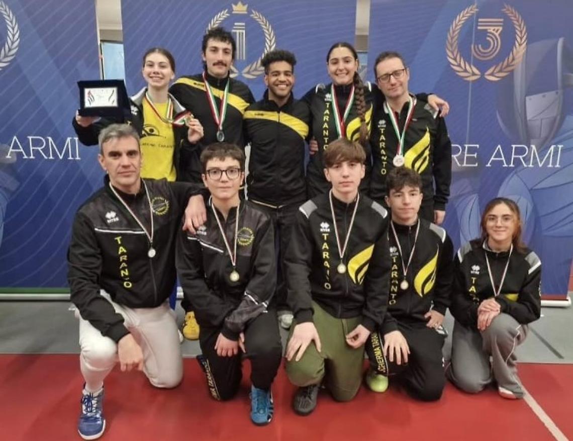 Club Scherma Taranto protagonista al Trofeo Adriatico di Trani