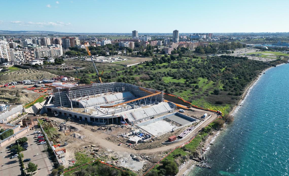 Lo stadio del nuoto a Taranto