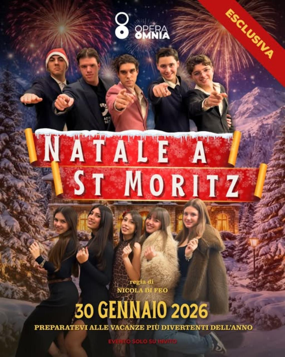 La locandina di &ldquo;Natale a St Moritz&rdquo;