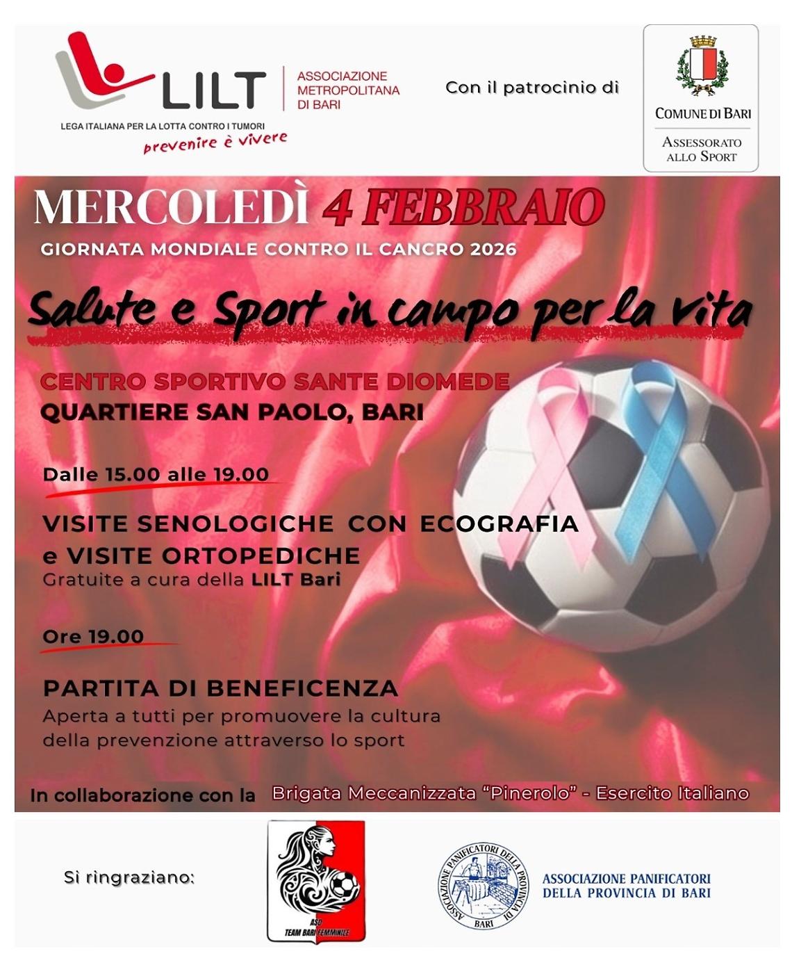 Prevenzione e sport contro il cancro