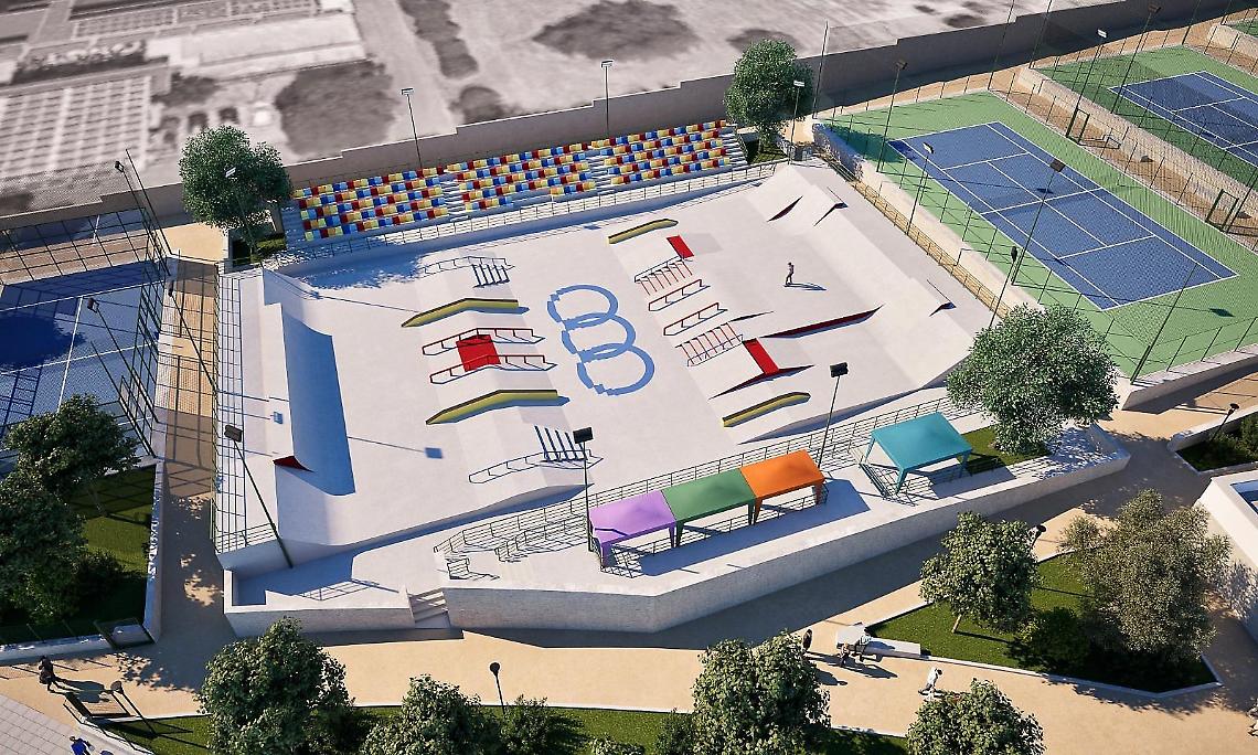 Parco Urbano Sportivo, Skate Park e campi da Padel