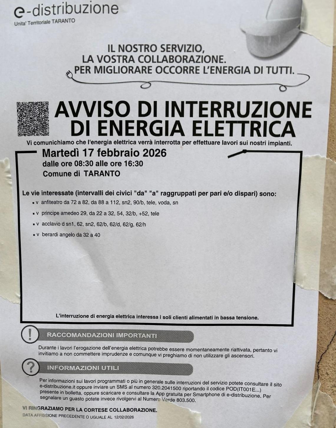 Blackout programmato, negozi costretti a chiudere per un giorno