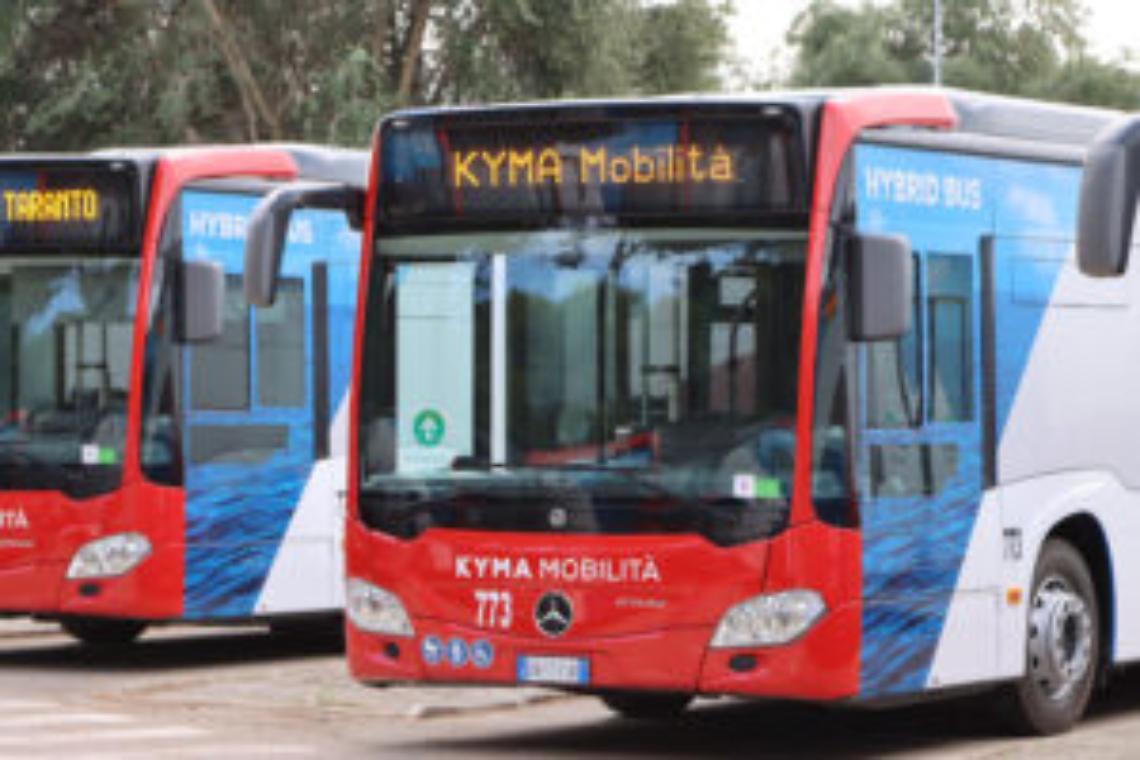 I mezzi di Kyma Mobilit&agrave;