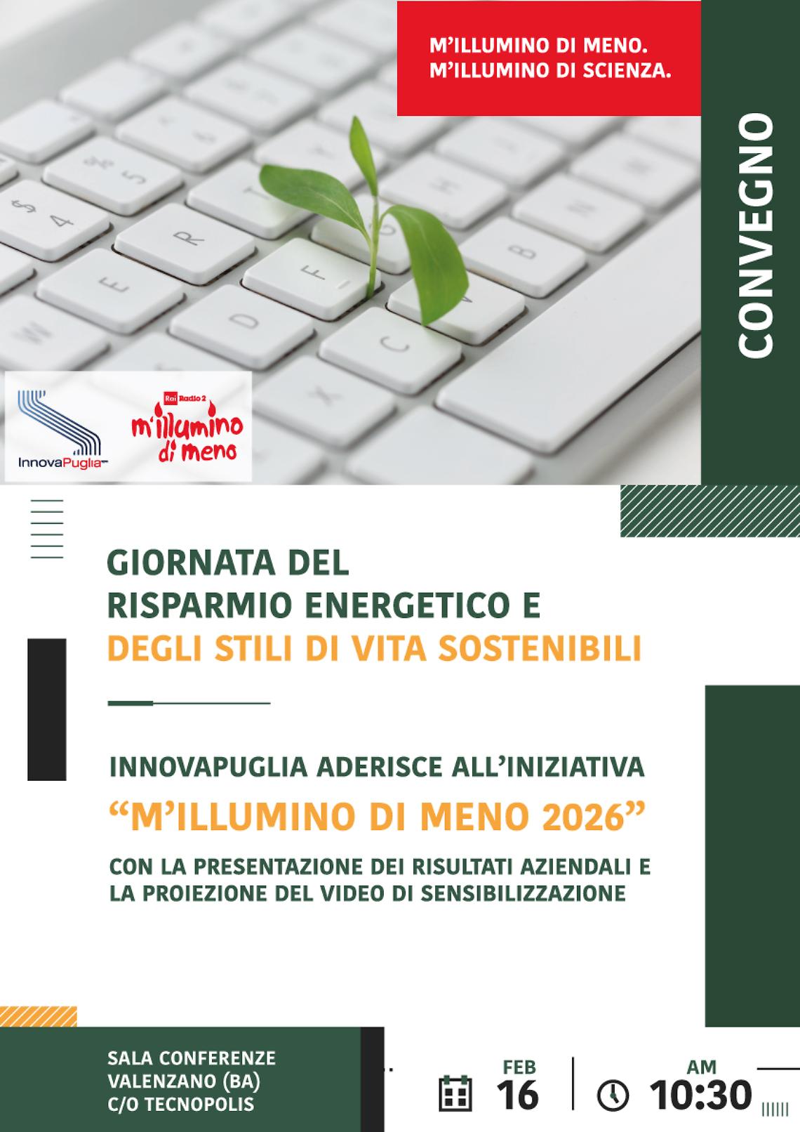 InnovaPuglia lancia la Giornata della sostenibilit&agrave; ambientale