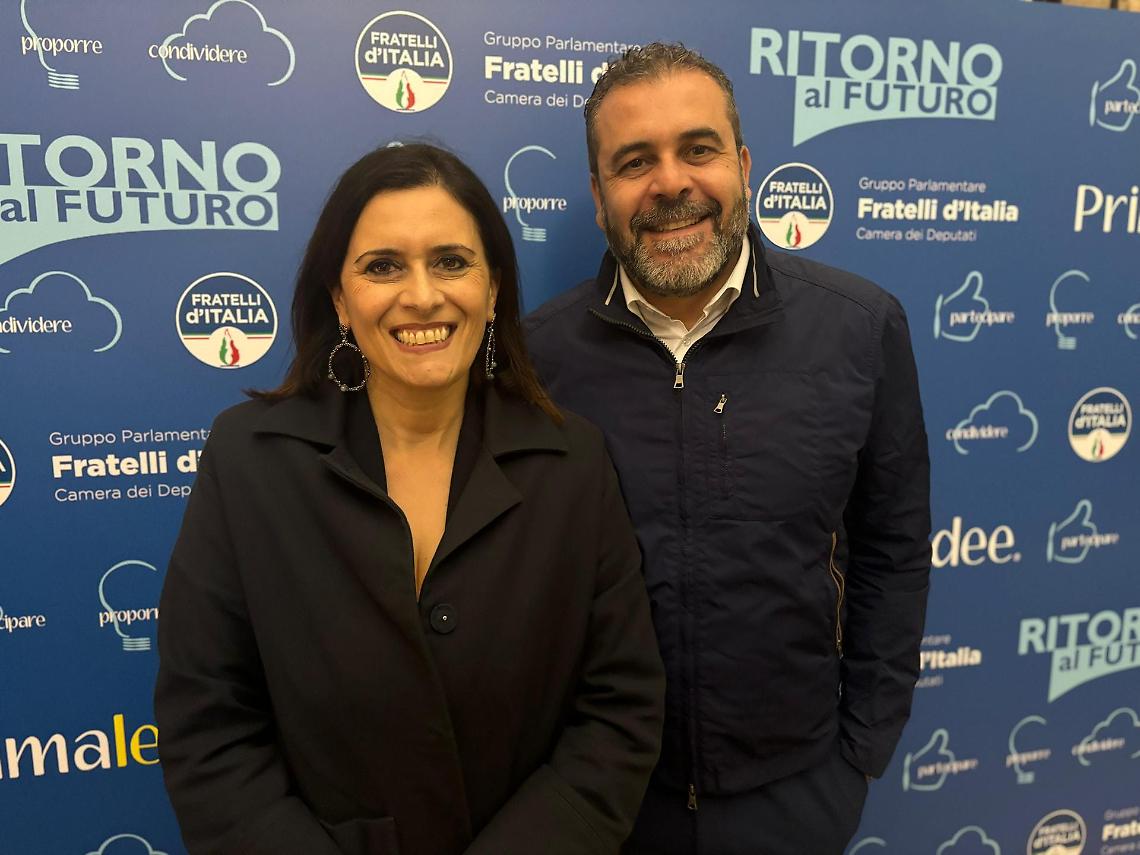 La senatrice Maria Nocco e l'on. Giovanni Maiorano