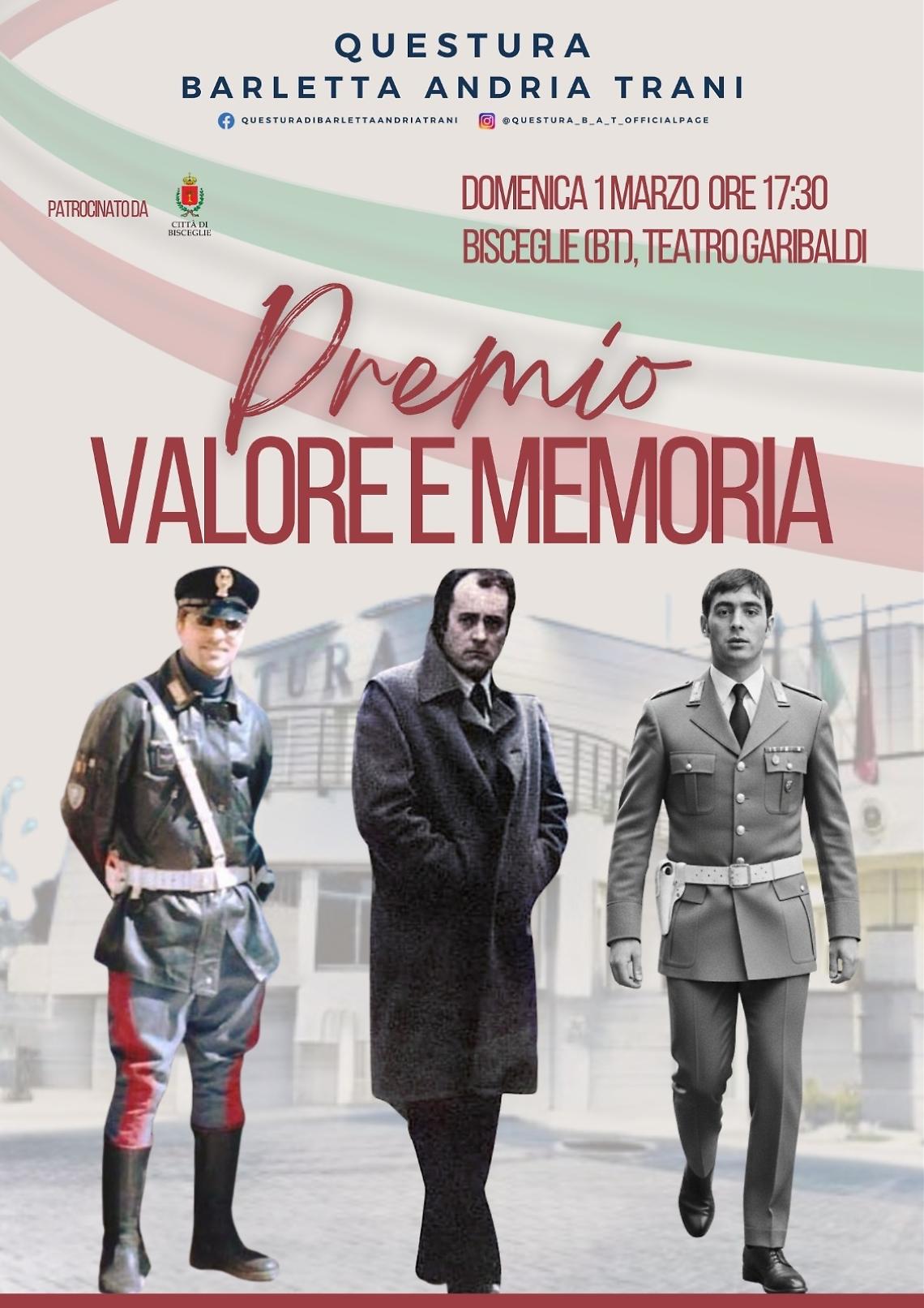 &ldquo;Valore e Memoria&rdquo;, al Garibaldi premiati gli uomini e le donne della Polizia di Stato