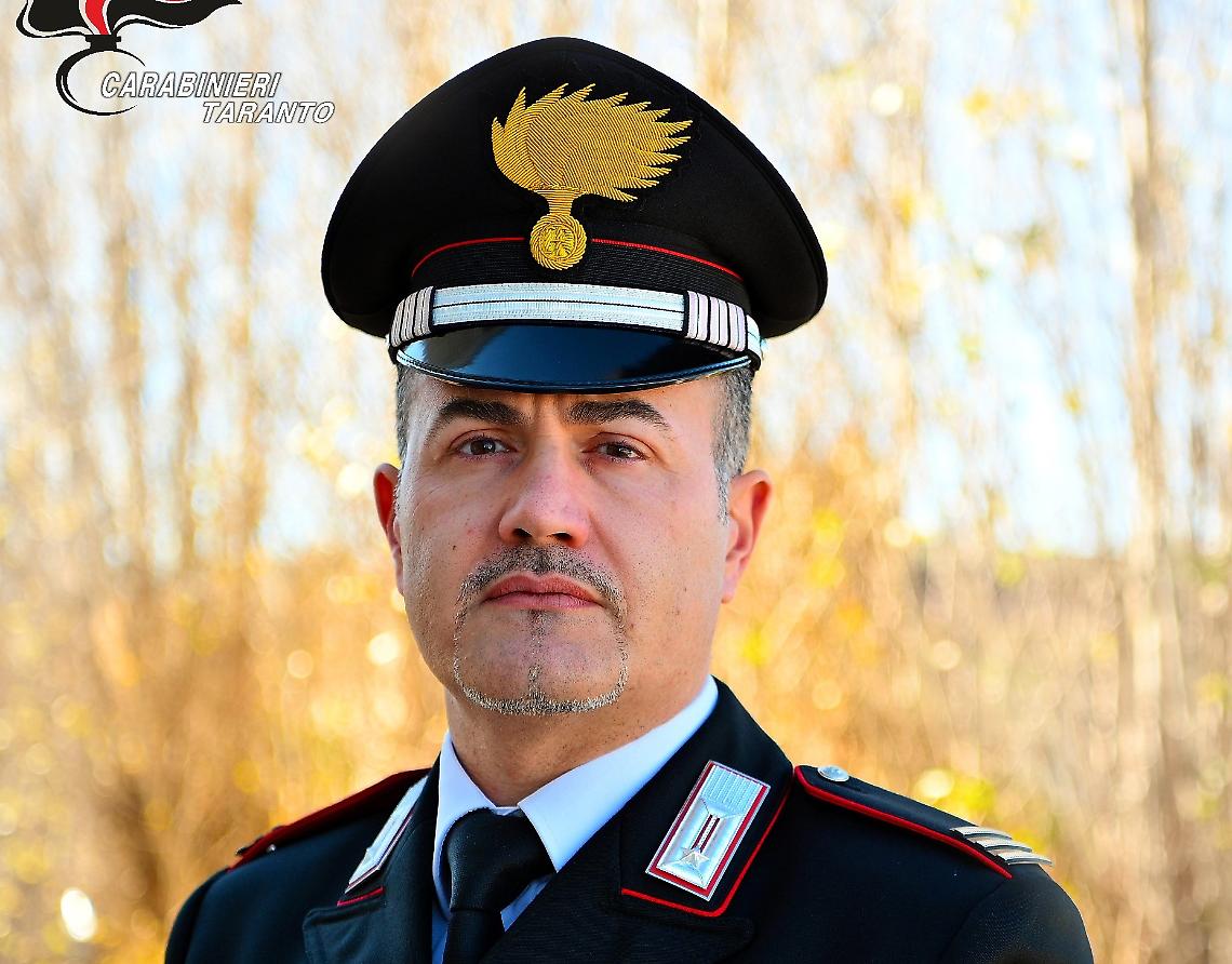 Il maresciallo capo Vito Giovanni Sardiello nuovo comandante della Stazione dei Carabinieri di Fragagnano