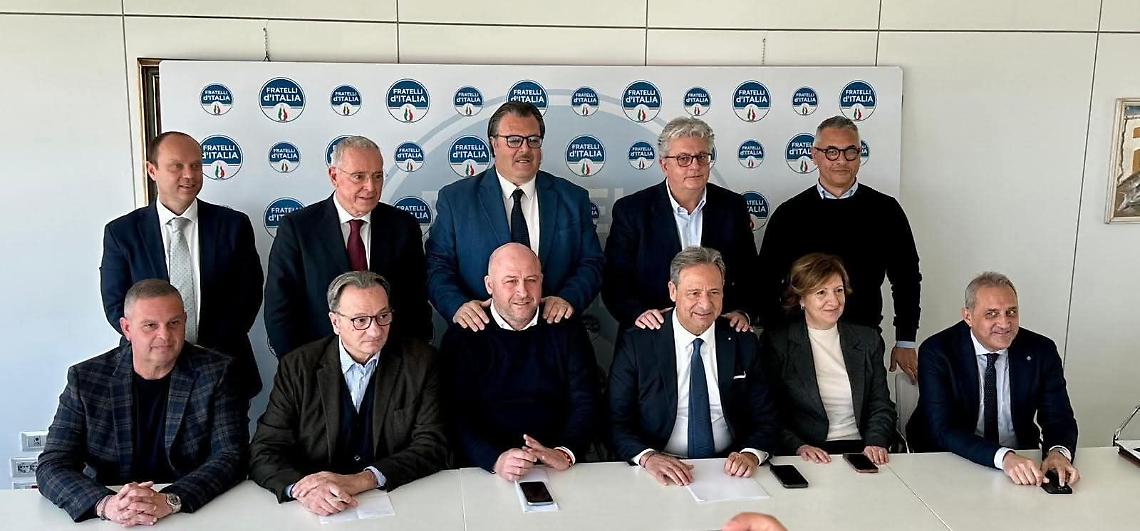 Il gruppo consiliare regionale di Fratelli d'Italia